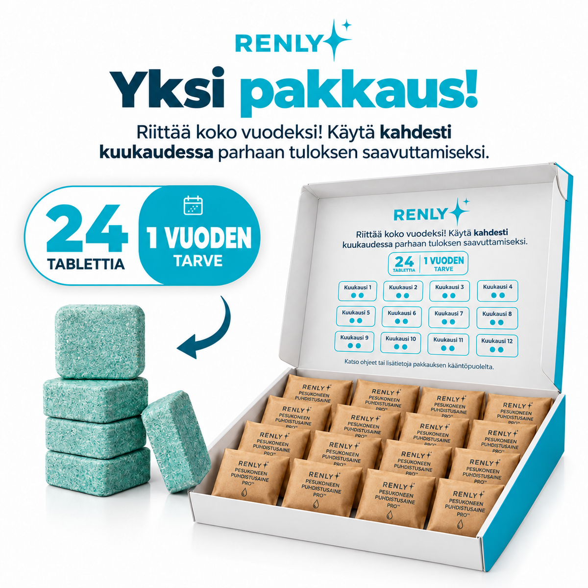 Renly Pro, 24 tablettia pakkauksessa
